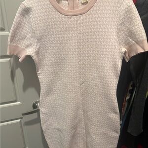 Michael Kors Light Pink MK Logo Dress